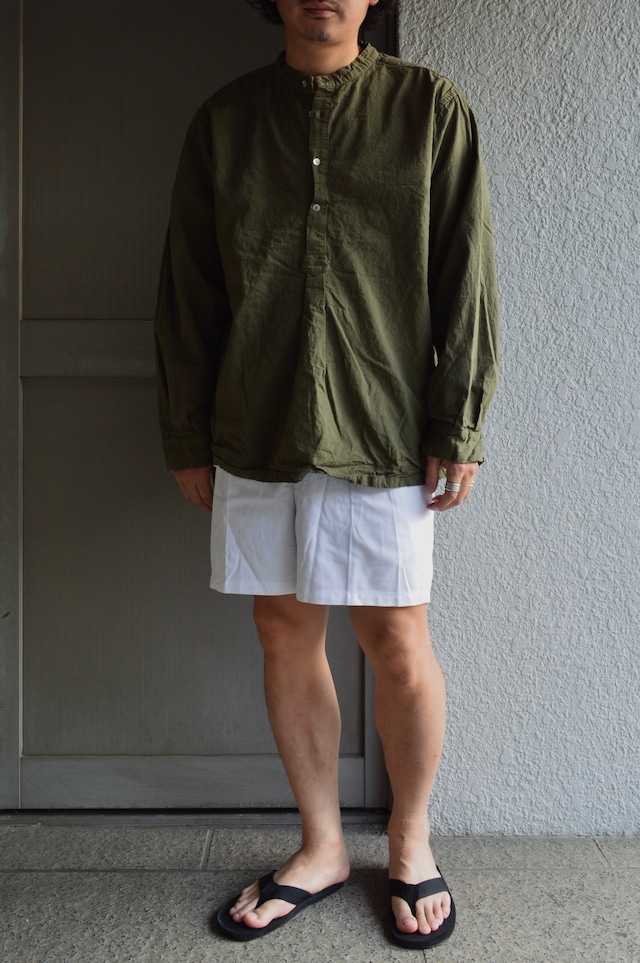 Bulgarian Army 50s reproduction sleeping shirts Dyed Olive ブルガリア軍 1950復刻モデル スリーピングシャツ euro military
