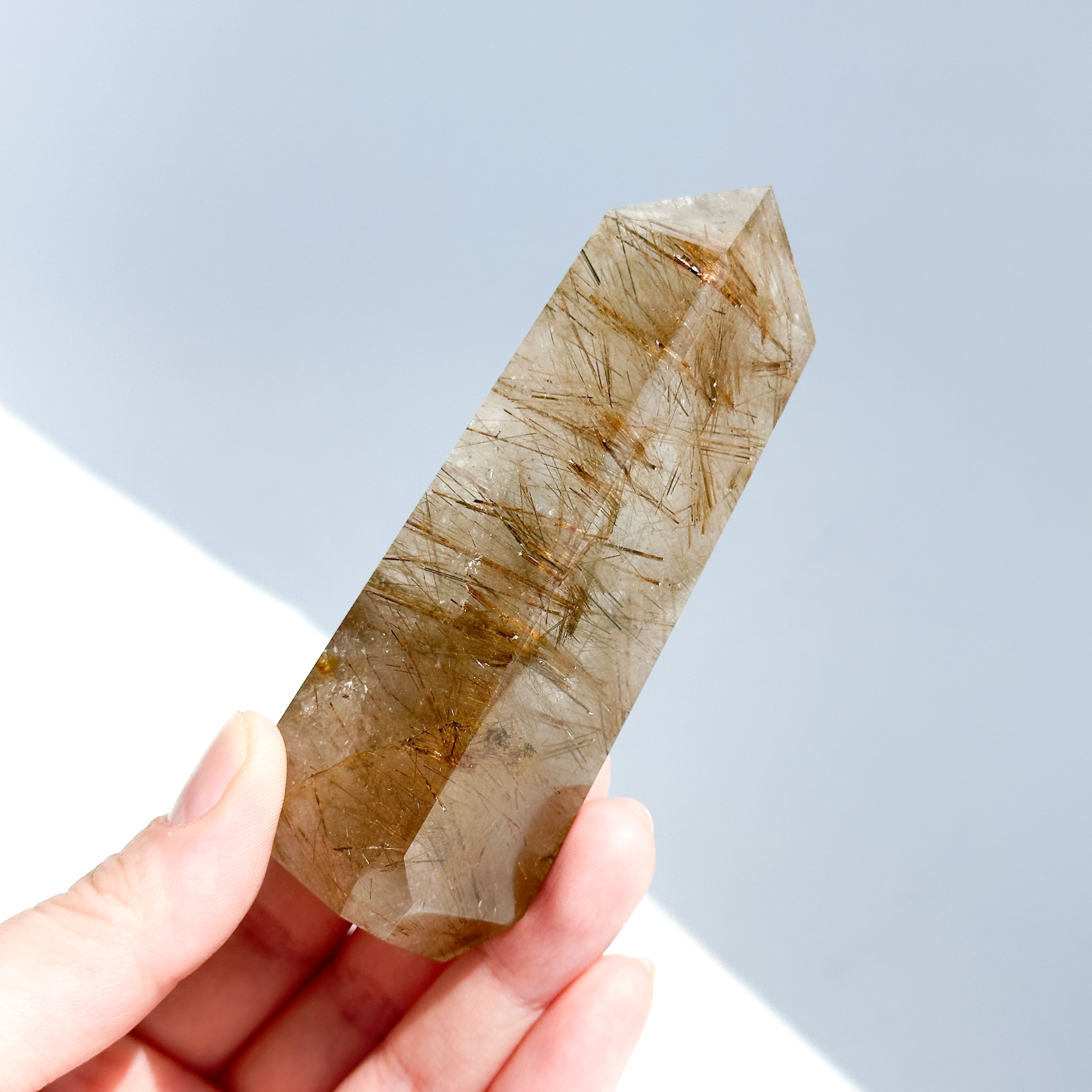 マルチルチルクォーツ タワー 03◇ Multi-Rutile Quartz ◇天然石