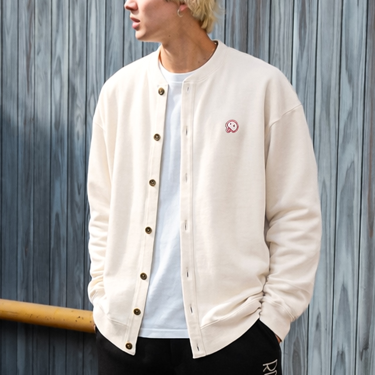 日本製裏毛カーディガン