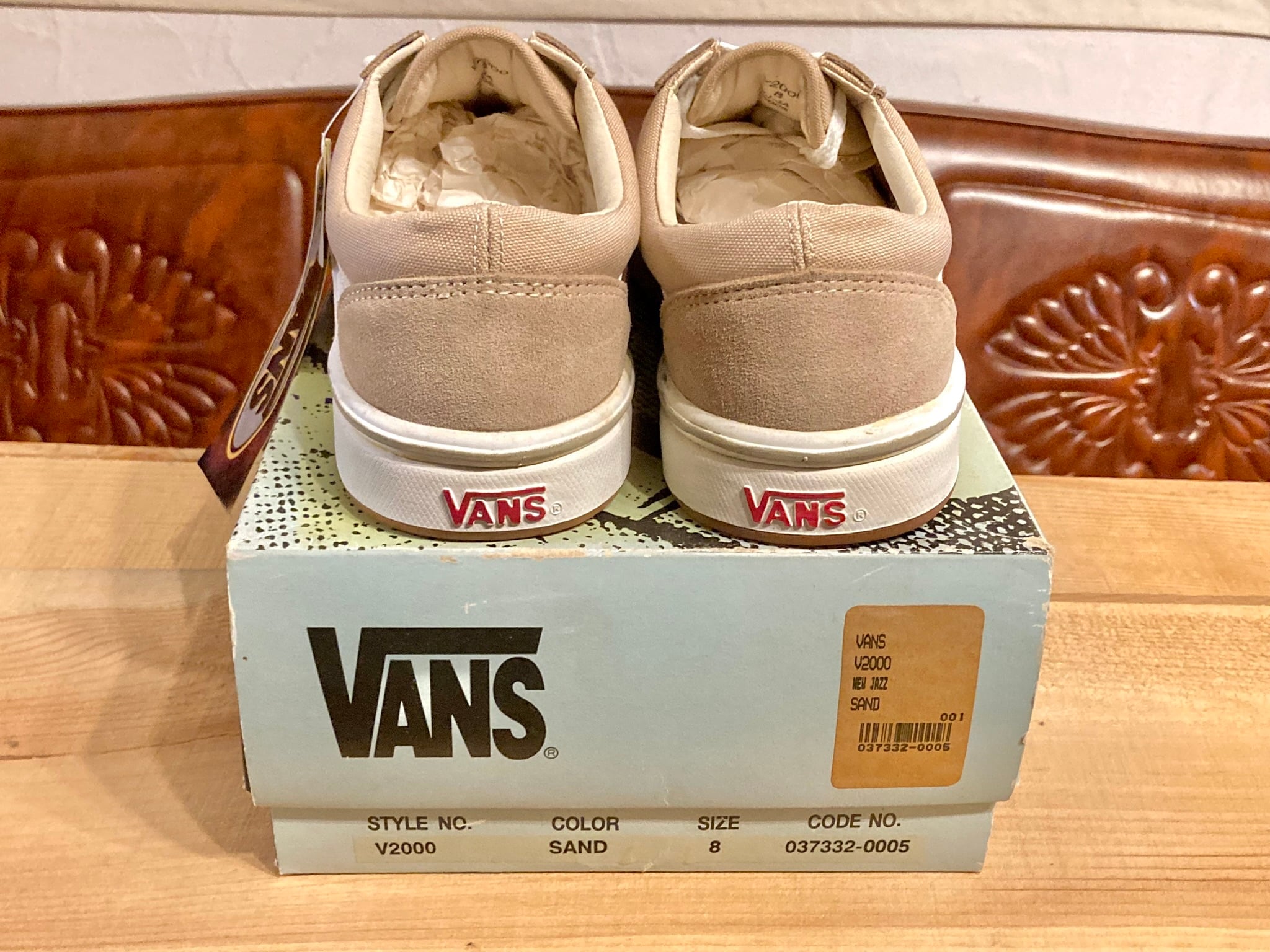 Vans（バンズ）NEW JAZZ（ニュージャズ）V2000 8 26cm ベージュ 2002