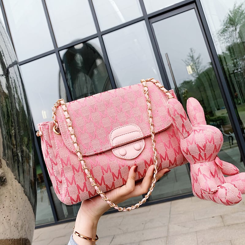 サマーチェーン アーム 夏物 スクウェア メッセンジャーバッグ 手作りハンドバック69402708786