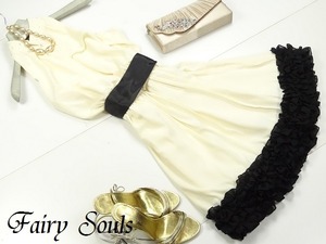 ★送料無料★11号(L)☆ふんわりシフォンアメリカンノースリーブワンピース[OPN5171]