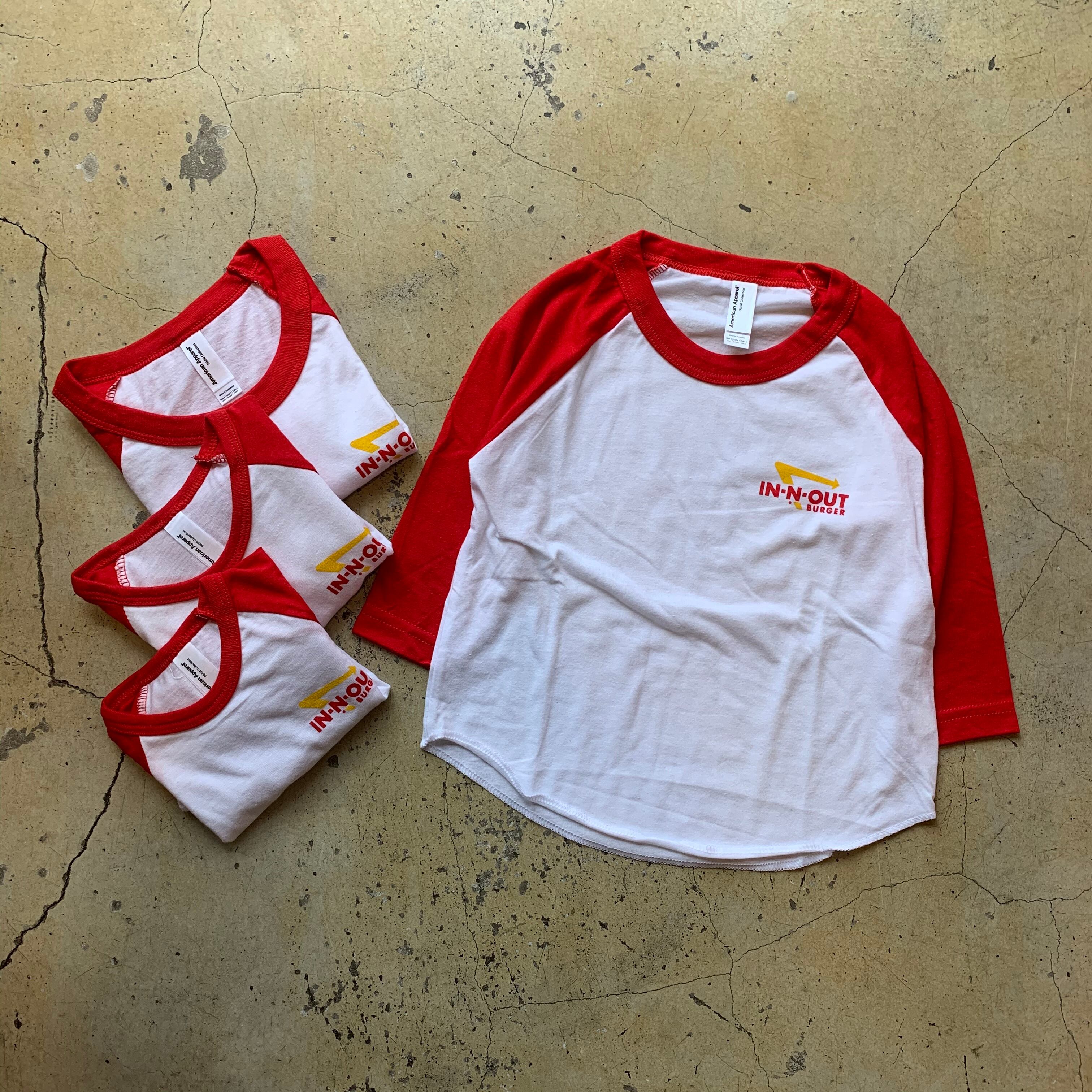 "In-N-Out" Kids Baseball Tee