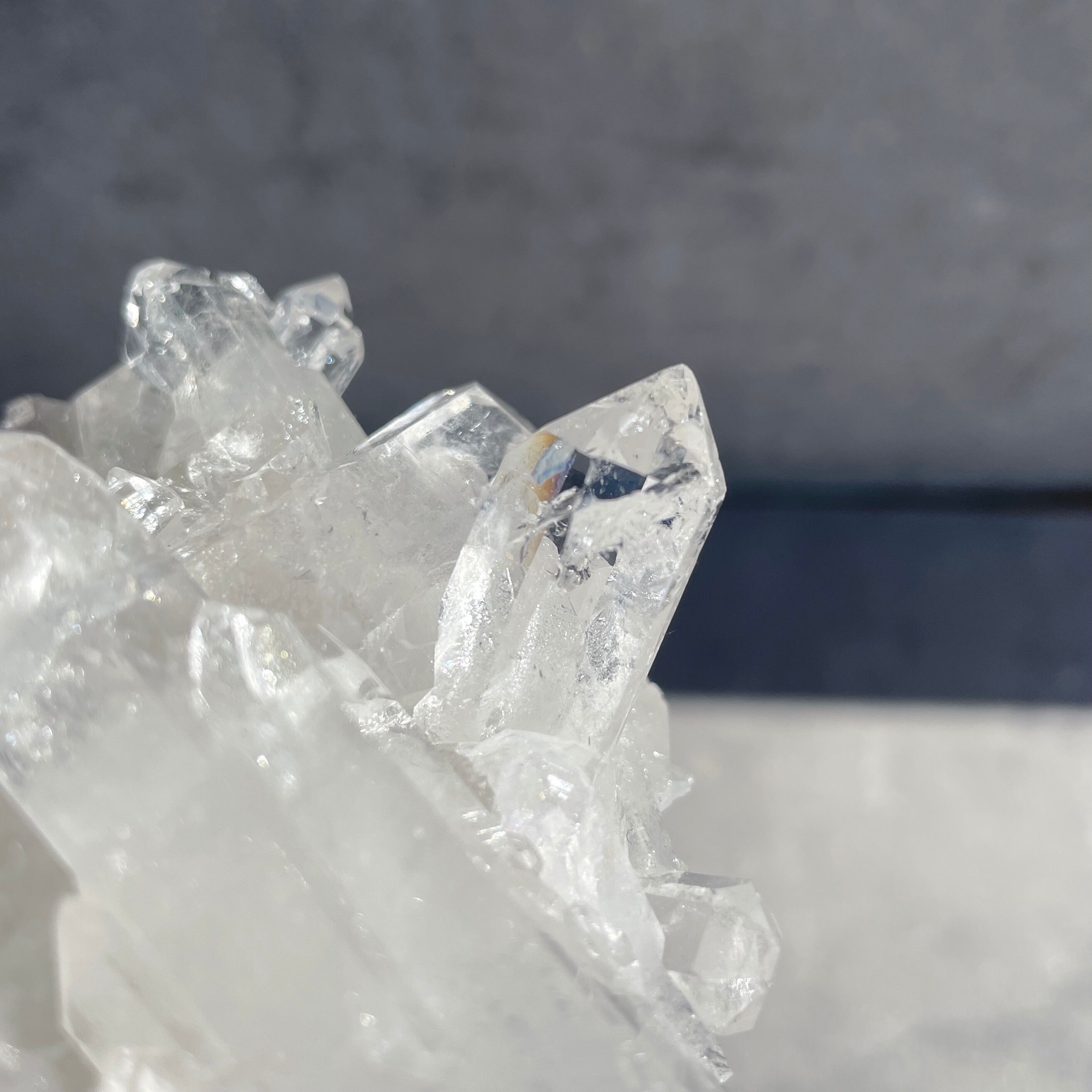 ゼコ産水晶 クリアクォーツクラスター69◇スターブラリークォーツ