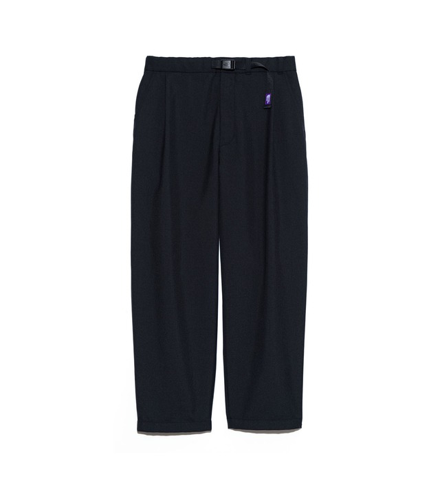 THE NORTH FACE PURPLE LABEL Polyester Wool Oxford Wide Tapered Field Pants NT5415N K(ブラック)
