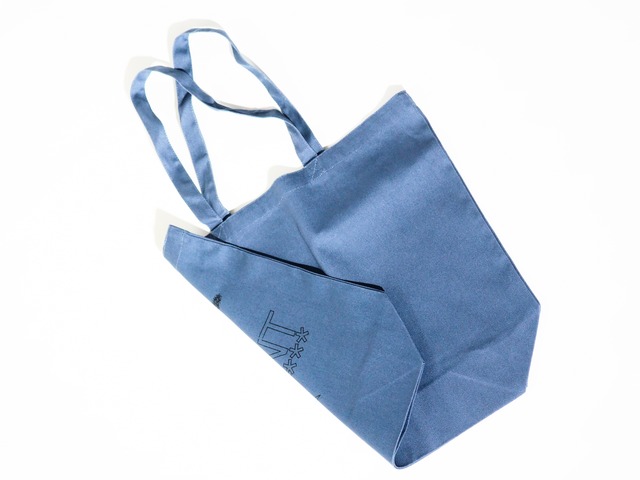 ORNAMENT STORE "Introduce" stone blue Big Tote-bag