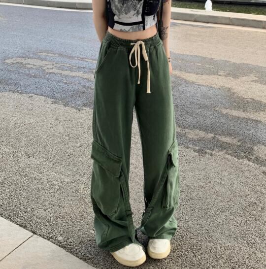 新作 レディース ボトムス ズボン パンツ ワイドパンツ ワークウェア ゆったり