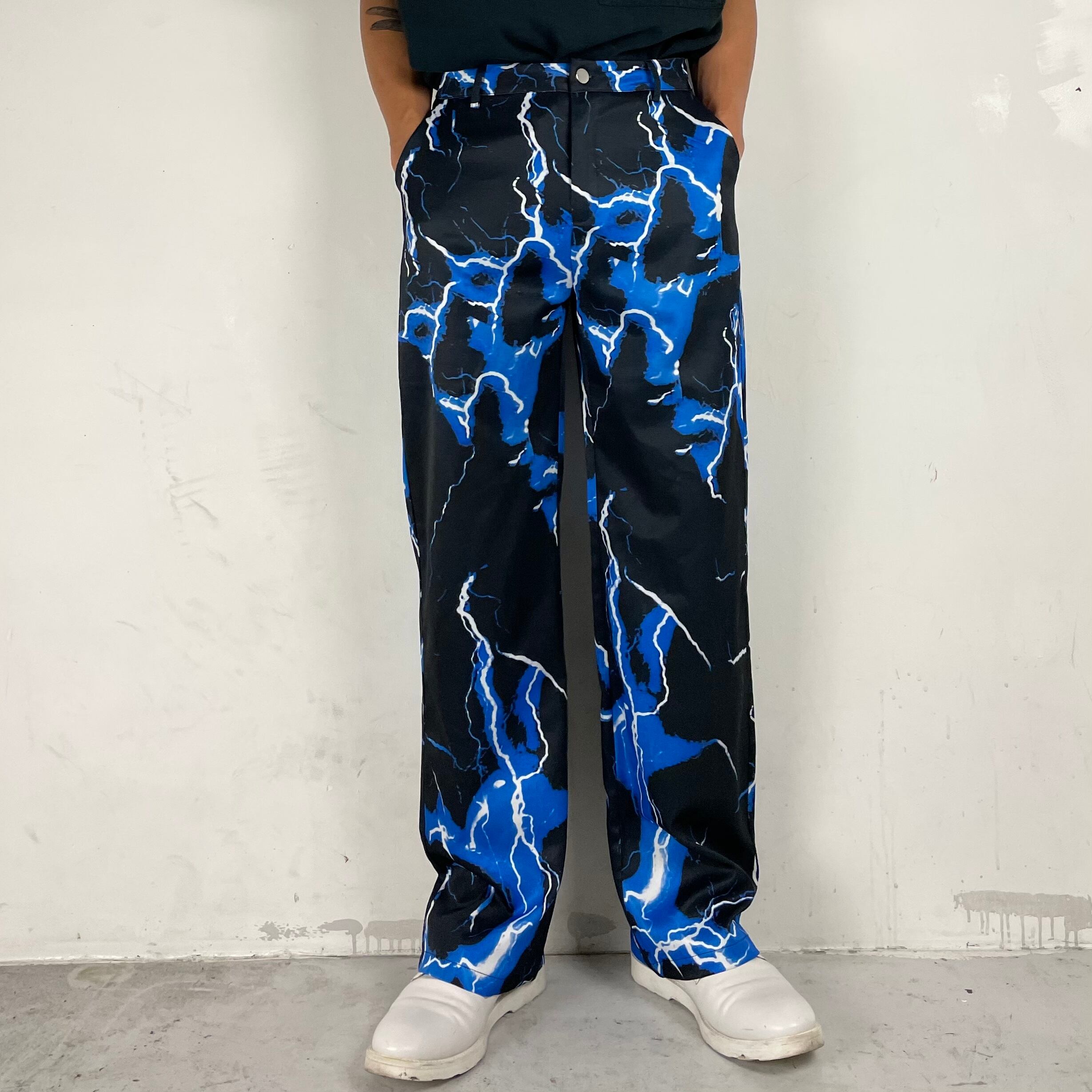 THUNDER PATTERN DESIGN PANTS