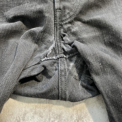 【W31 L32】 メキシコ製 levi's ブラックデニム リーバイス 501 詳細写真5
