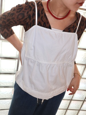 cotton camisole blouse【1661】