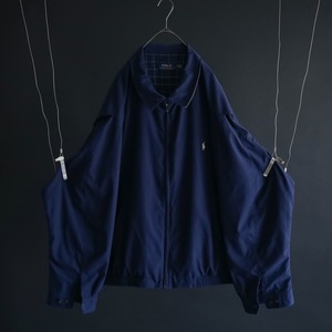 " Polo by Ralph Lauren " over silhouette navy color swing-top