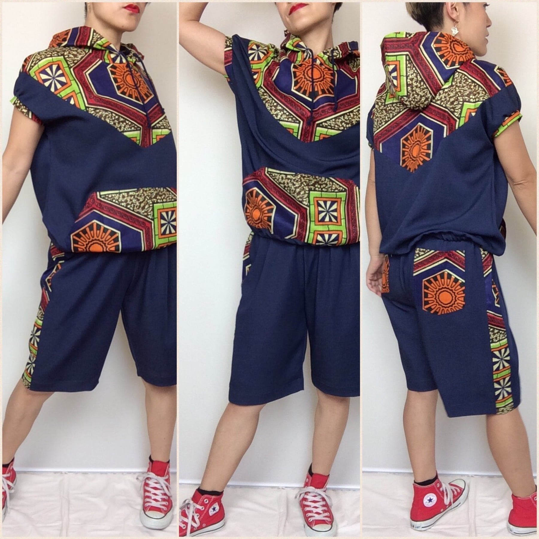 【オーダーメイド】パーカー&ハーフパンツ(布代別)