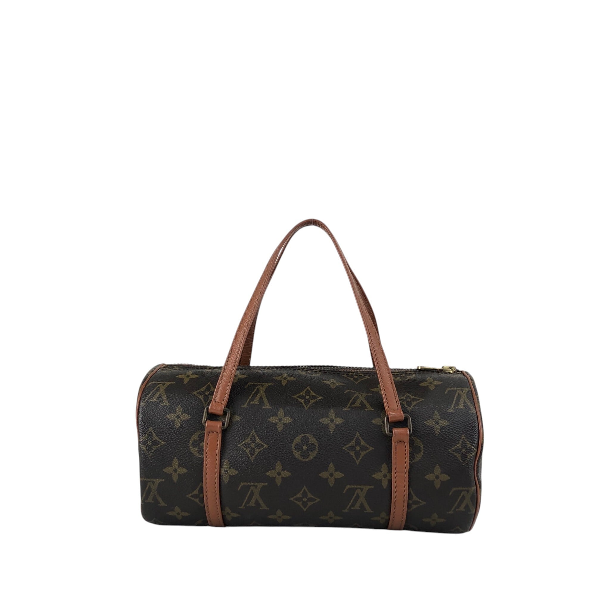 LOUIS VUITTON ルイヴィトン モノグラム ハンドバッグ ブラウン PVC
