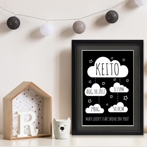 Baby poster#CLOUD BB(A4)