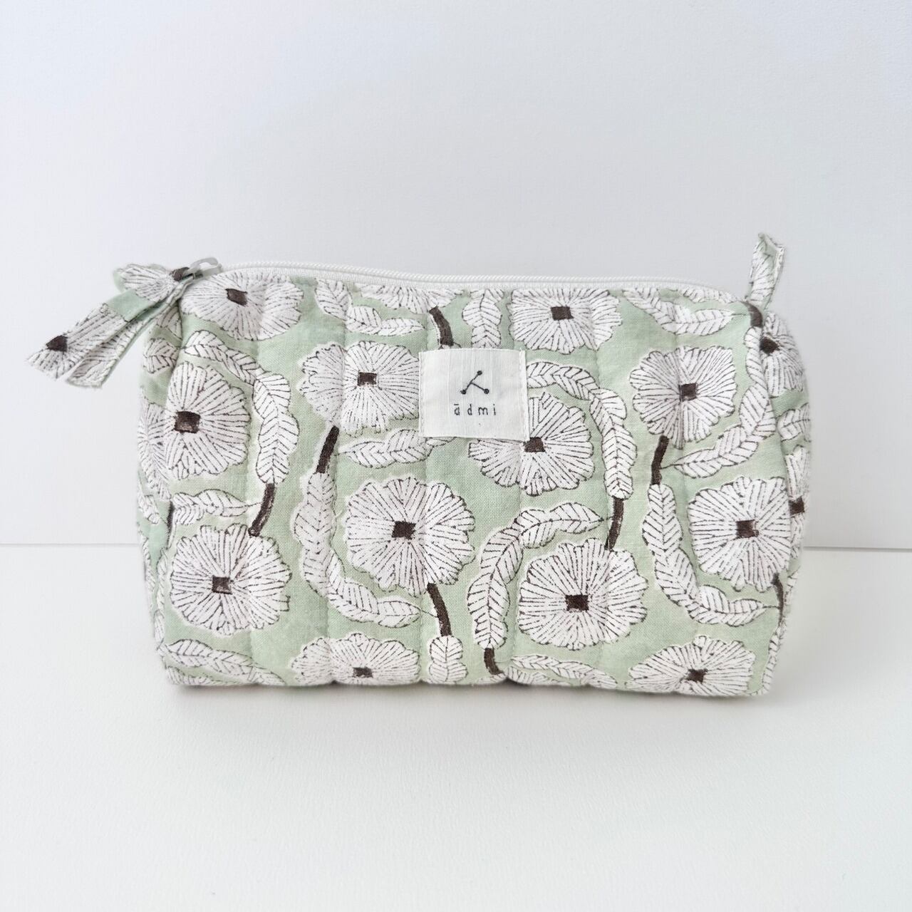 admi キルティングマチポーチL Season 03 グリーン ad05