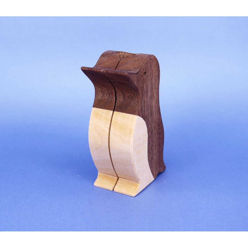 キッコロ 】ペン＆カードスタンド ペンギン | GINZA HAKKO 木の香