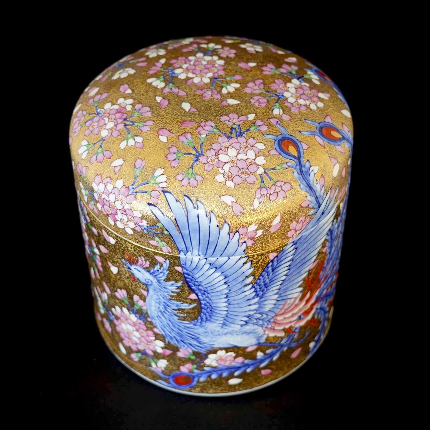 金彩鳳凰図 7寸骨壷 | 金龍窯 有田焼通販 online shop