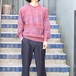 RETRO VINTAGE LANCEL DESIGN 3D KNIT/レトロ古着ランセルデザイン3Dニット