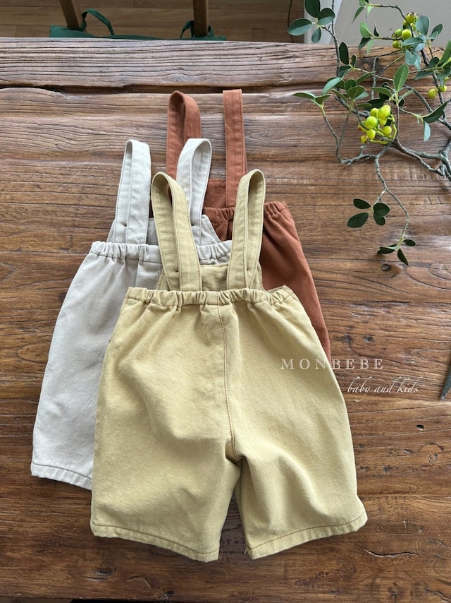 S(80-90)【即納】monbebe　autumn maple salopette