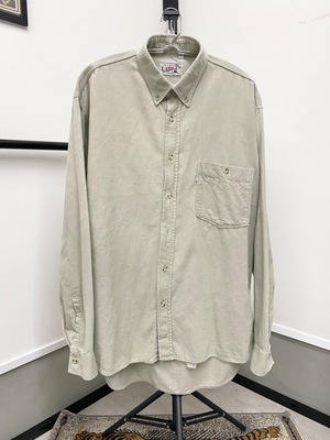 90sLevi's Cotton Corduroy Embroidery BD Shirt/XL