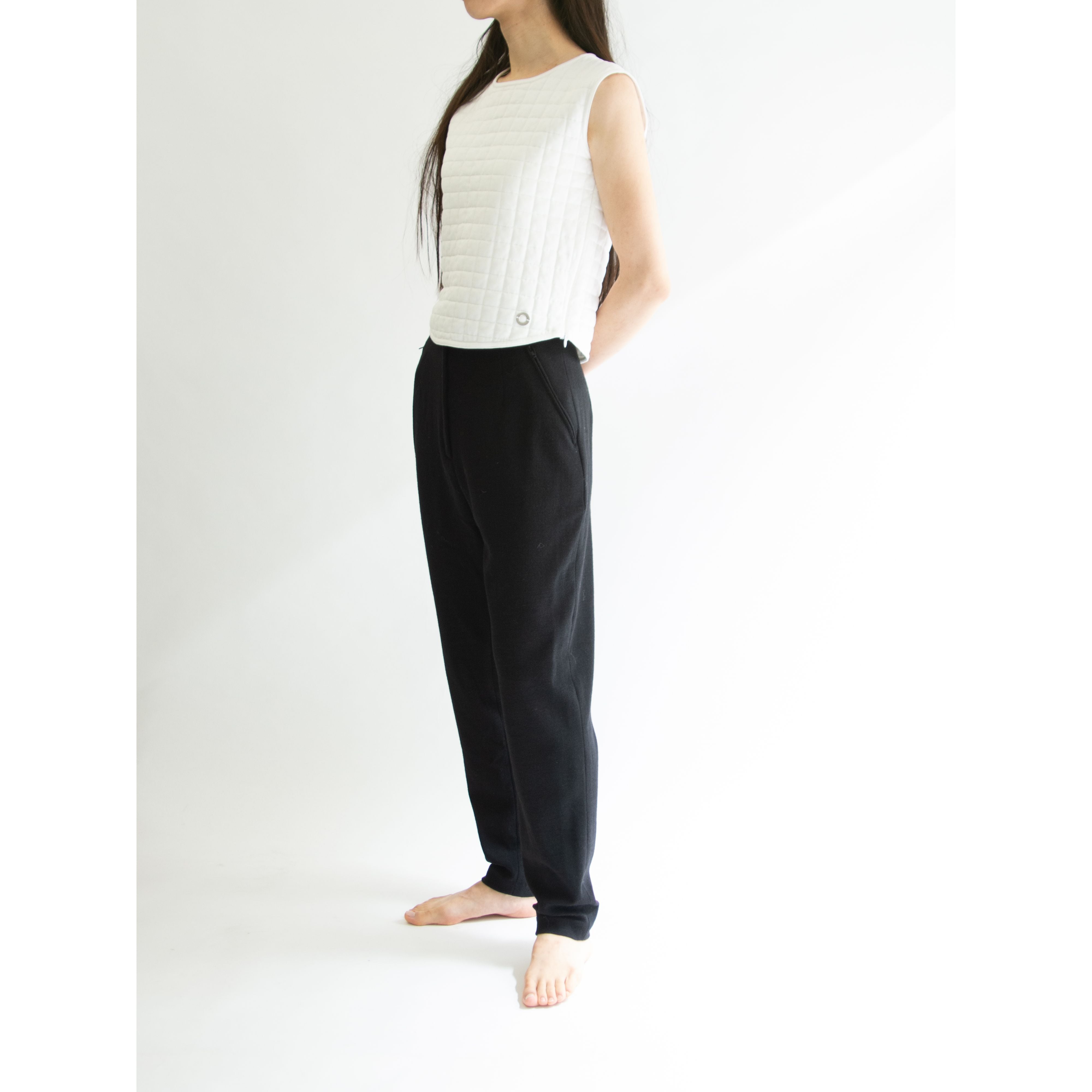 【CHANEL】Made in France 00T Sleeveless Quilting Pullover（シャネル フランス製キルティングノースリーブトップス プルオーバー ）