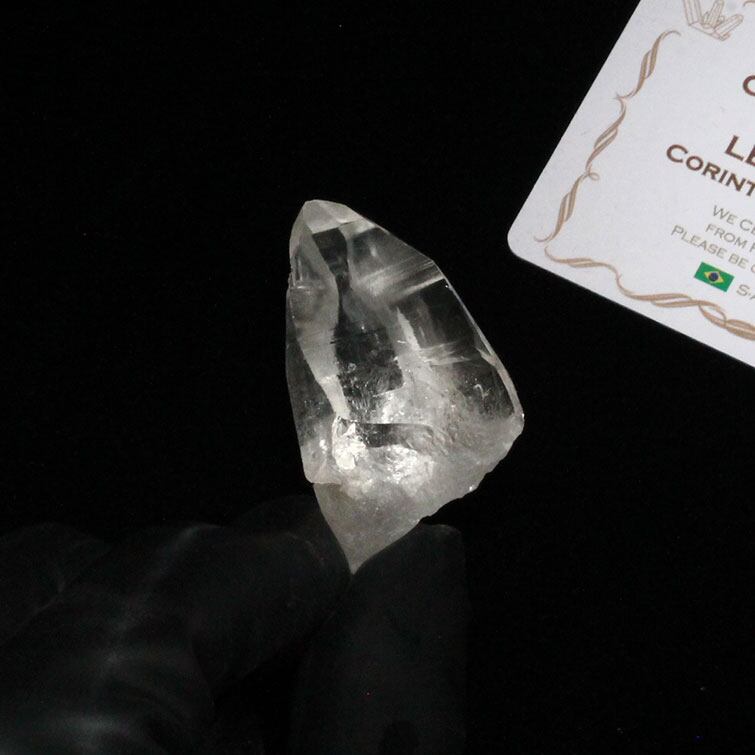 レムリアンシード 水晶 原石 ブラジル ミナスジェライス州 コリント産 証明書付属 一点物 おまかせ便 271-218