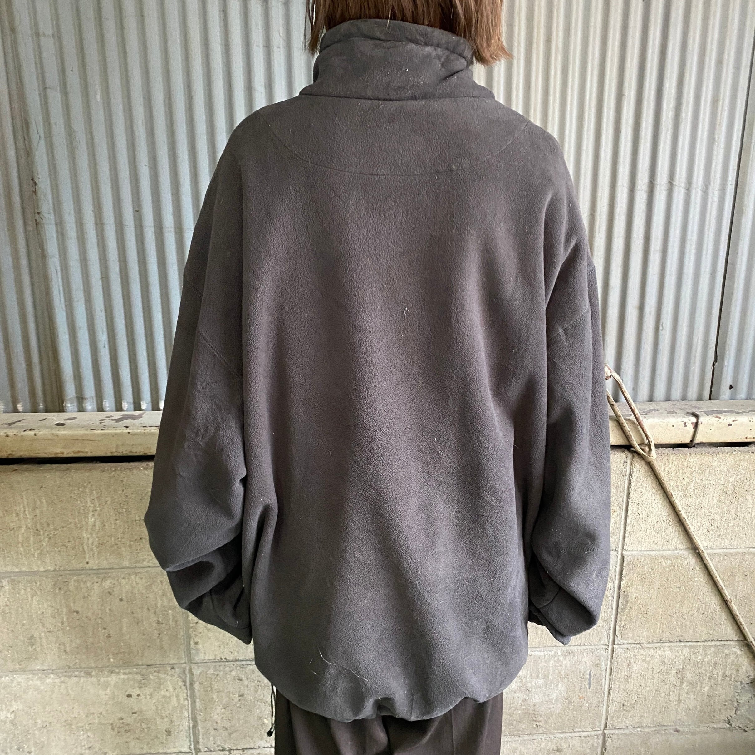 ビッグサイズ Champion チャンピオン ハーフジップ フリースジャケット 