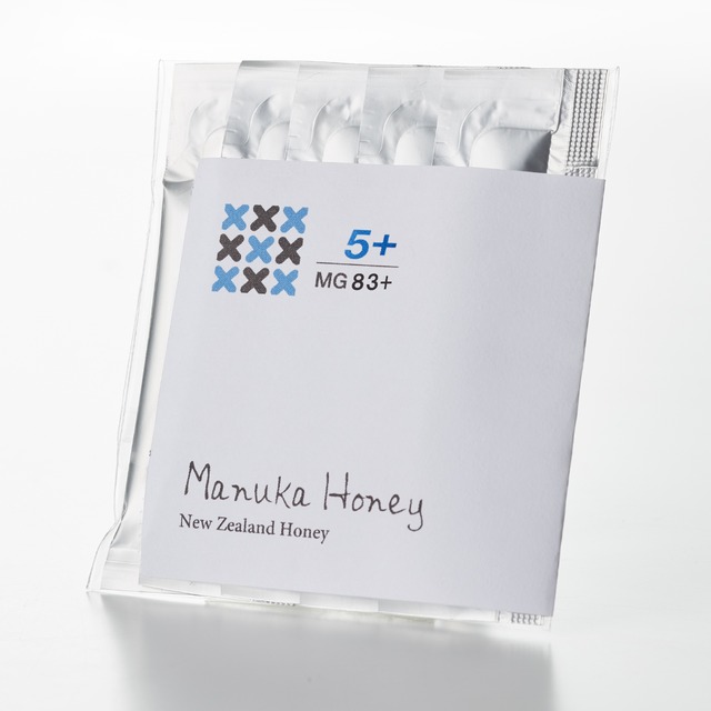 ～健やかな毎日を手軽に～マヌカハニー5+(MG83+)スティックタイプ　5g×5本入り