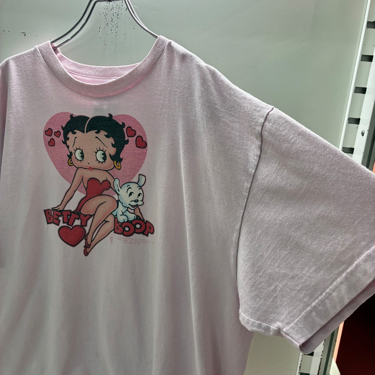 Betty Boop グラフィックTee ピンク　オーバーサイズ　ベディちゃん