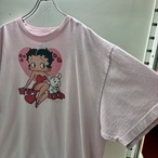 Betty Boop グラフィックTee ピンク　オーバーサイズ　ベディちゃん