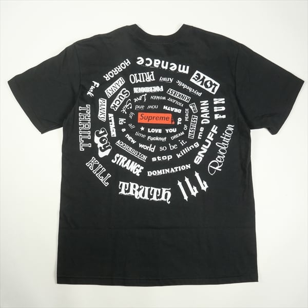 Size【M】 SUPREME シュプリーム 21SS Spiral Tee Tシャツ 黒 【新古品  