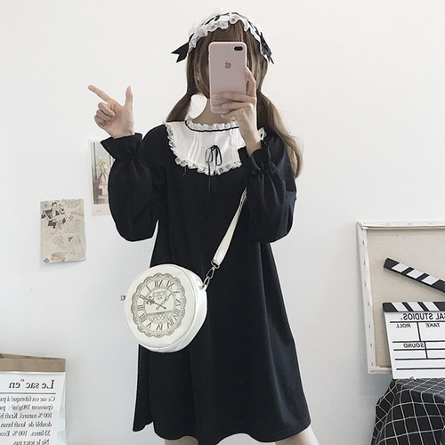 ✞ スカート ♡レースサイドラウンドネックスリム ロング スウィート ✞ゴスロリ SM ミリ 甘ロリ クラロリ 和ロリ エレガント 黒ロリ 姫ロリ 華ロリ BB-BB22282051127