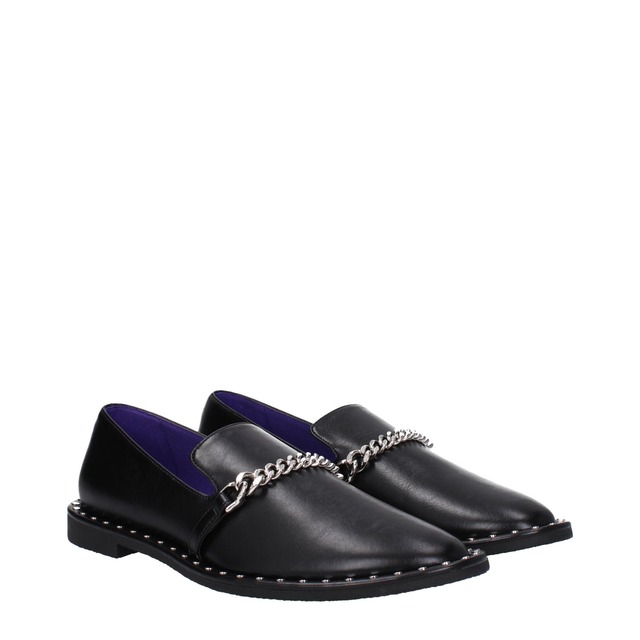 【新品】STELLA MCCARTNEY ステラマッカートニー レディース ローファー フェイクレザー ブラック 810298W0U701000