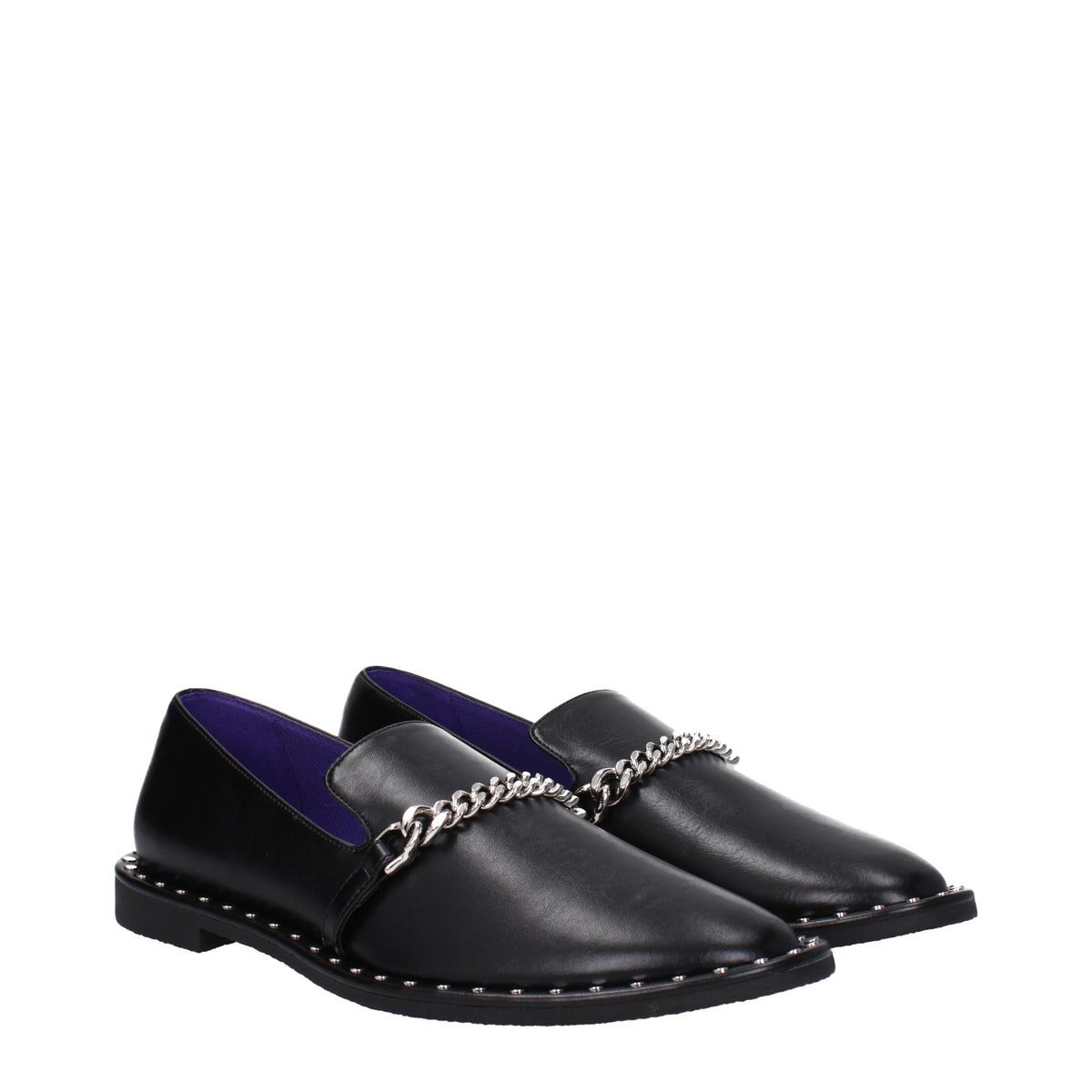 【新品】STELLA MCCARTNEY ステラマッカートニー レディース ローファー フェイクレザー ブラック 810298W0U701000