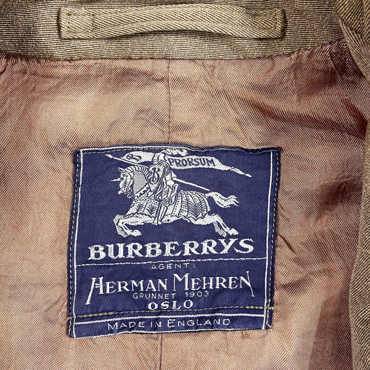 1950s burberrys ステンカラーコート 大文字タグ 50年代 ビンテージ 50s BURBERRYS バーバリー 大文字タグ バルマカーン
