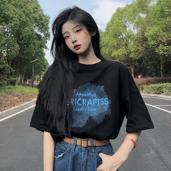 プリントTシャツ シャツ サマールーズホワイトトップス 大人ガーリー スウィート キュート カジュアル 夏物 1号婦人28333291458