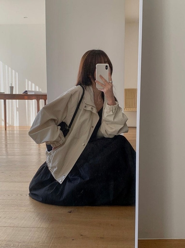(予約) miel / Newing skirt 2color