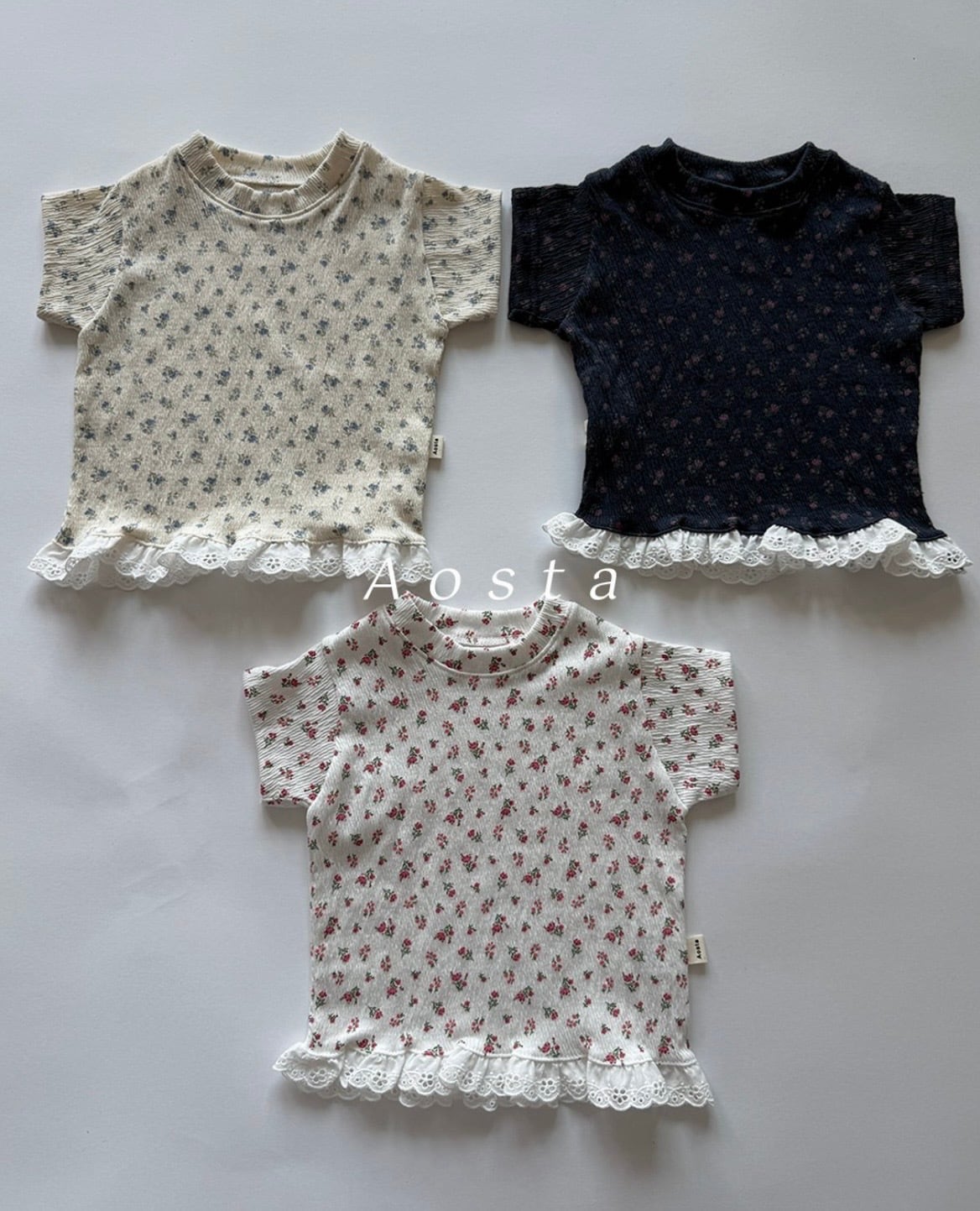 【即納/80,90size】ルエテブラウス/ Aosta