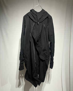 S/S2016 ARMY OF ME - Asymmetrical Harnessed Hooded Coat