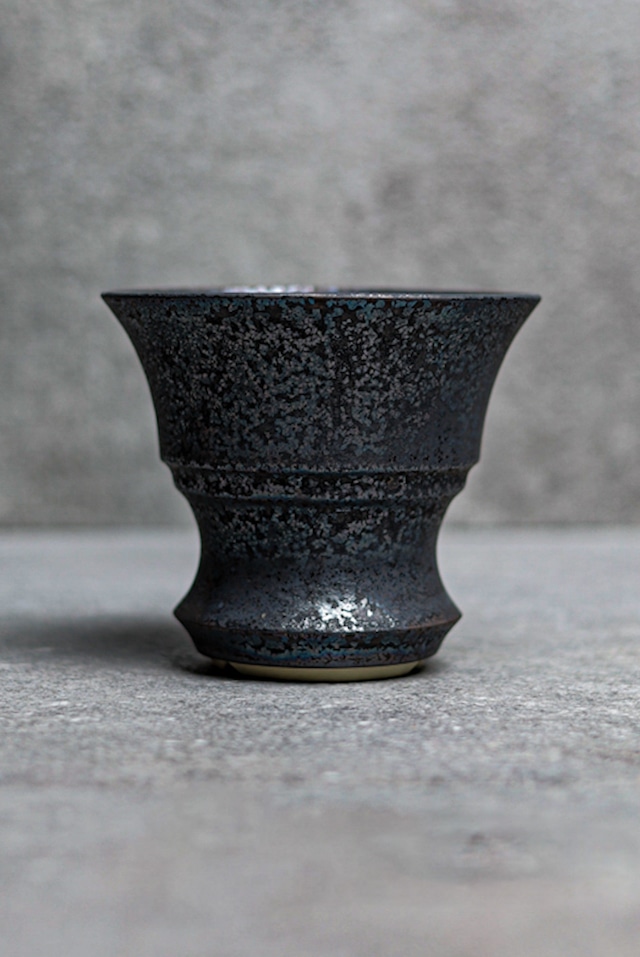 goblet pot -黒煌-  L
