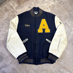 80'S "BUTWIN" VINTAGE LETHER STADIUM JUMPER (A)