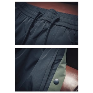 Side button cargo jogger pants 0958