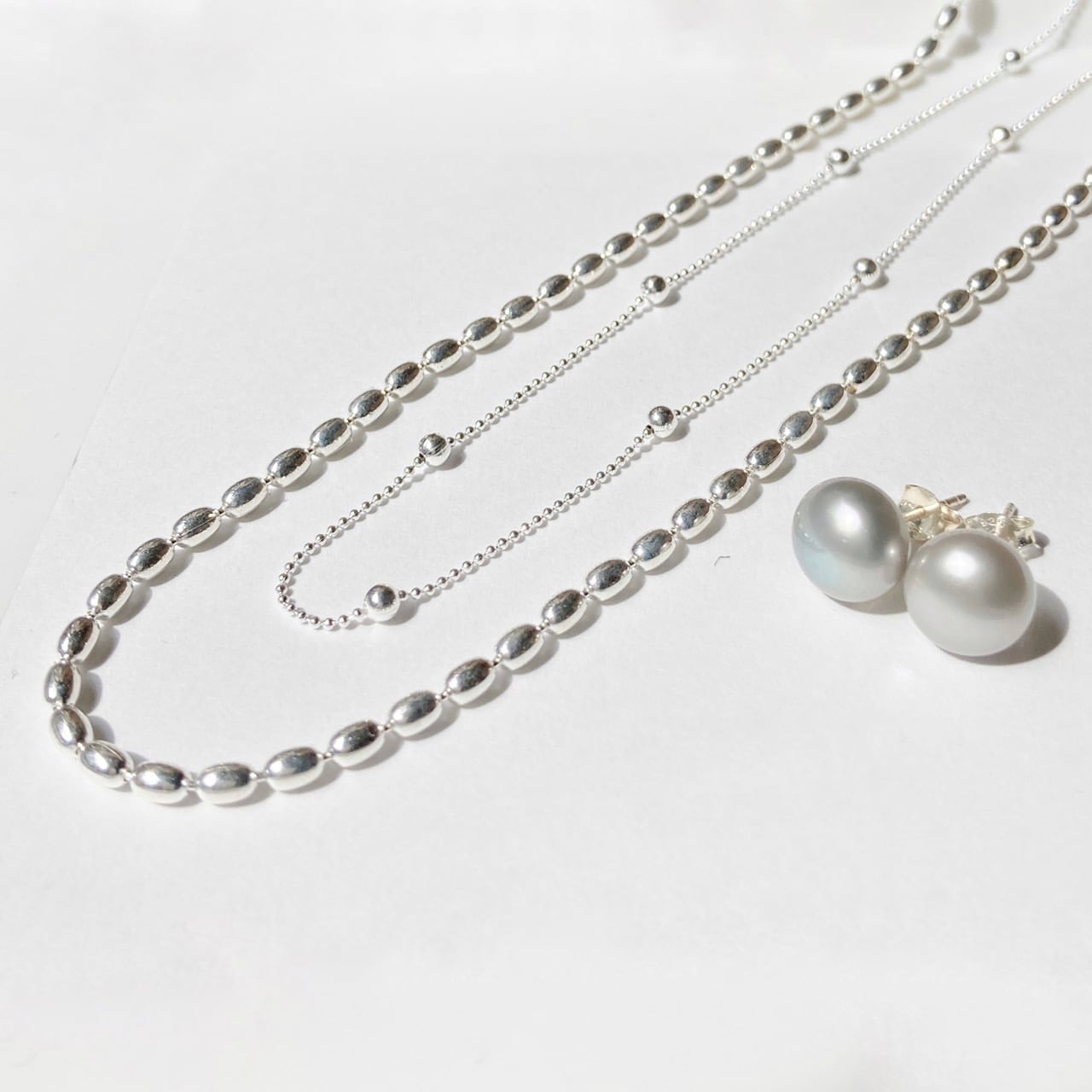 ダブル チェーン Machimusume 2 - 45cm ネックレス セット | 【公式