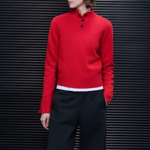 フロントボタンニットトップ ・20708 フロントボタンニットトップ ・20708