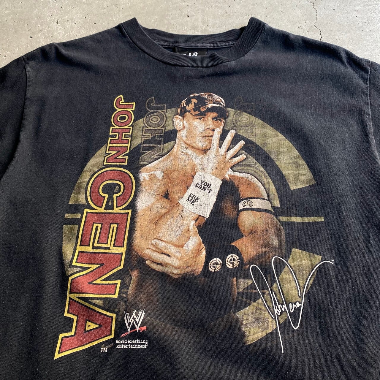 00年代 WWE プロレス John Cena ジョン・シナ 両面プリント バック 