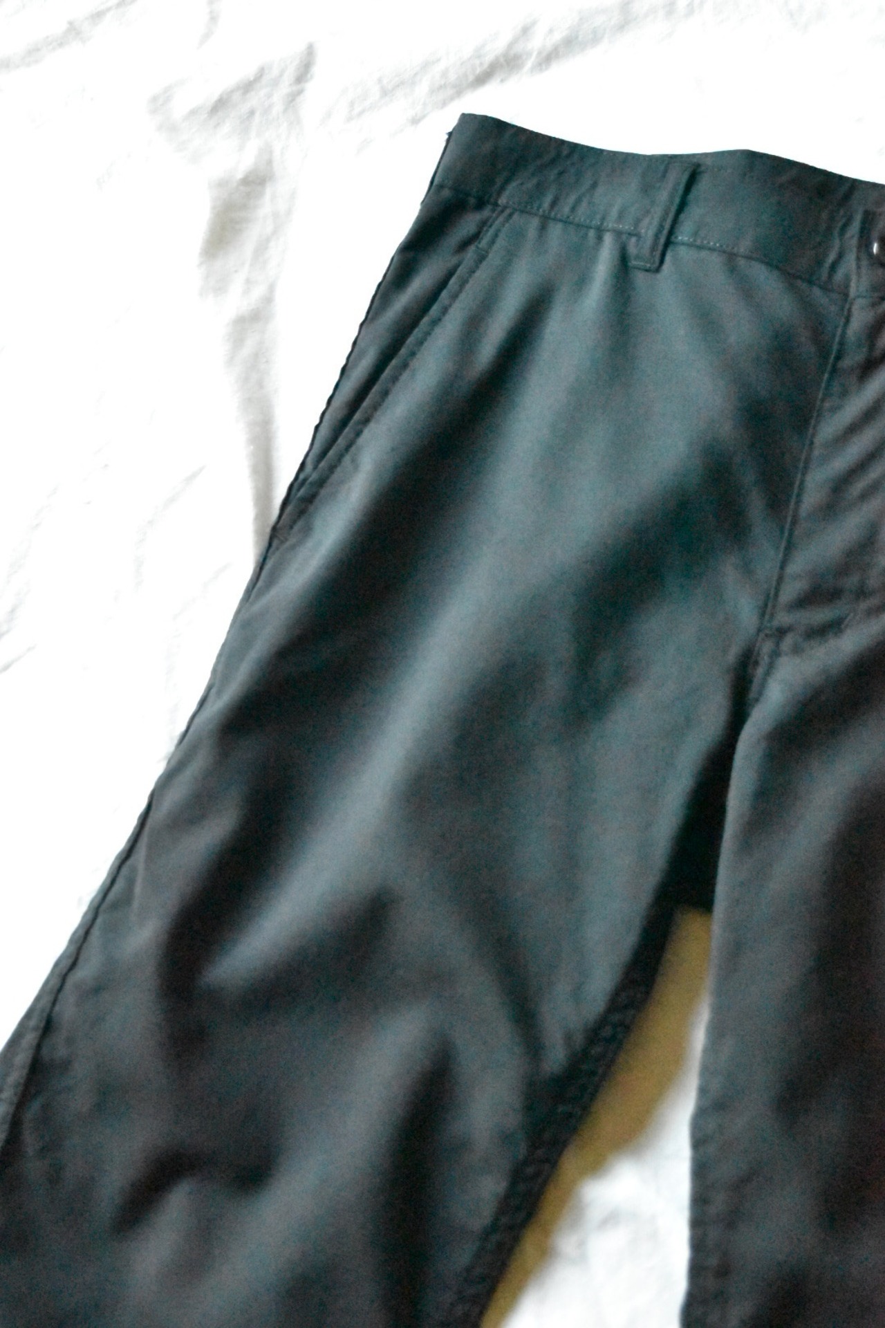 "COMME DES GARCONS HOMME” Summer wool black trouser