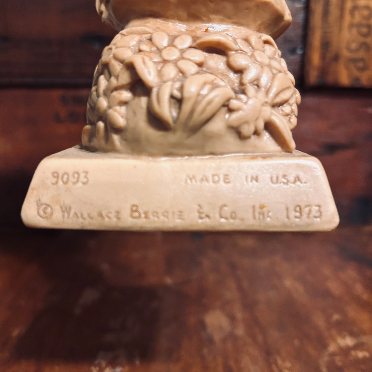 1973 ウォレス・ベリー ワールズ・ベスト・マム ヴィンテージ メッセージドール WALLACE BERRIE “WORLD’S BEST MOM” Sillisculpt #9093  D-668