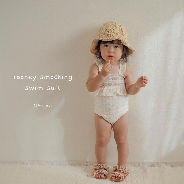 【即納】rooney smocking swim suit
