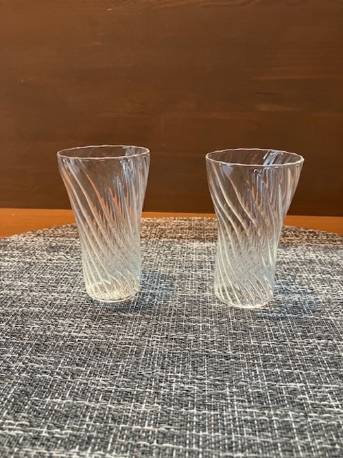 凹凸一口ビアグラス２点セット　特別価格　限定セット　