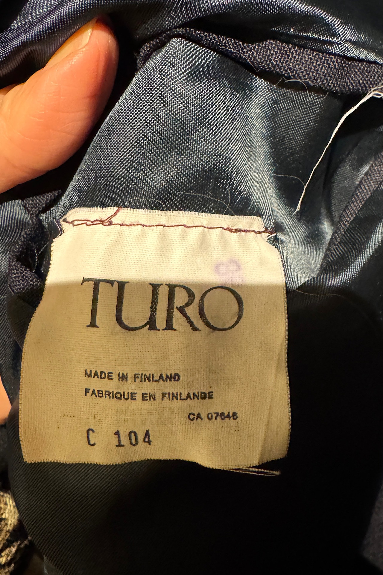 FESTIVE TURO TAILOR ネイビーダブルジャケット